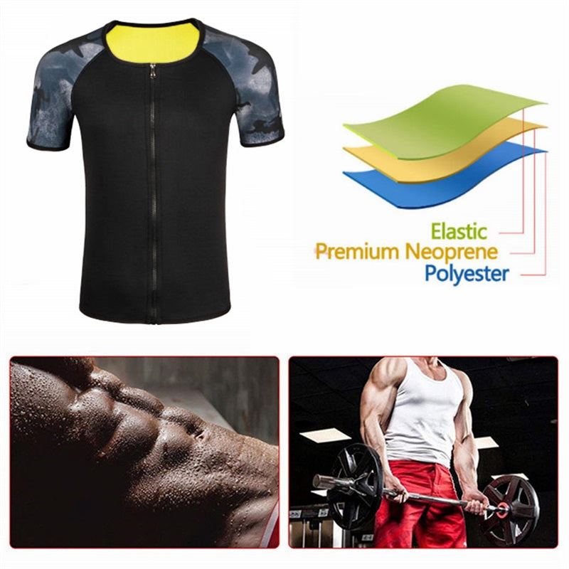 Halfsleeve Ziper Cami Men Vest